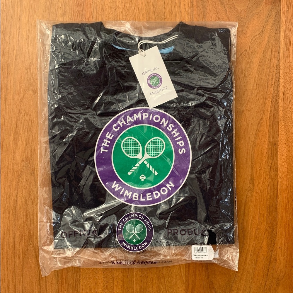 Official Wimbledon “The Championships” T-Shirt with Wimbledon Logo - Size M
